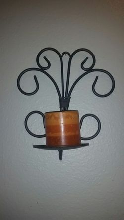 Wall candleholder