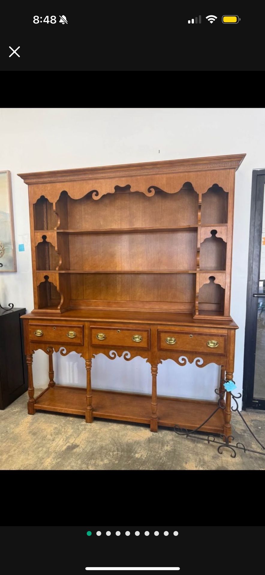 Welsh dresser hutch sideboard by Century