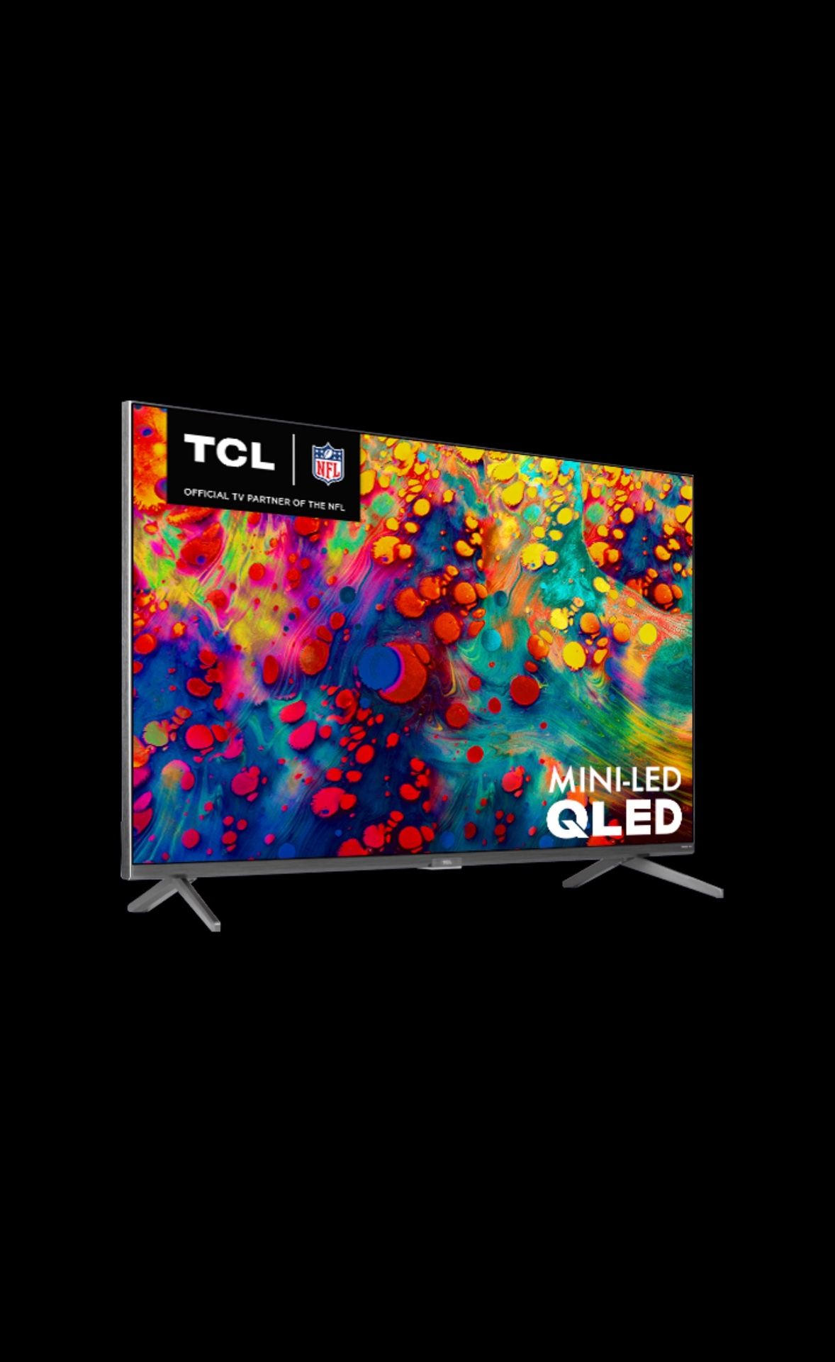 TCL 55” 6-Series 4K QLED Roku Smart TV (Model 55R635) — Excellent Condition
