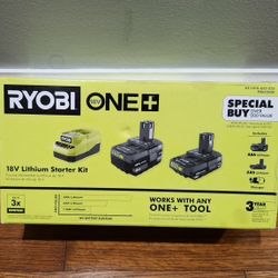 Ryobi 18V Lithium Starter Kit