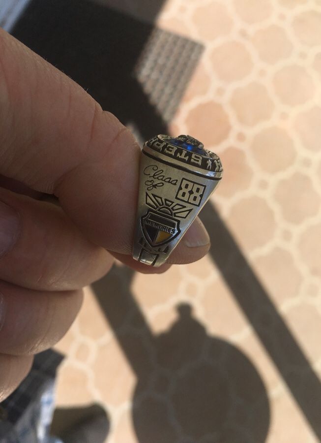 Class ring silver from Stephenville High School class of 1988