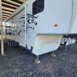 34 Foot Forest River Toy Hauler