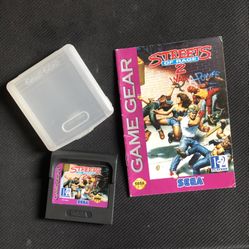 Sega Game Gear Streets Of Rage 2
