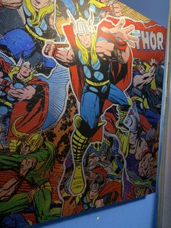 Holographic marvel posters