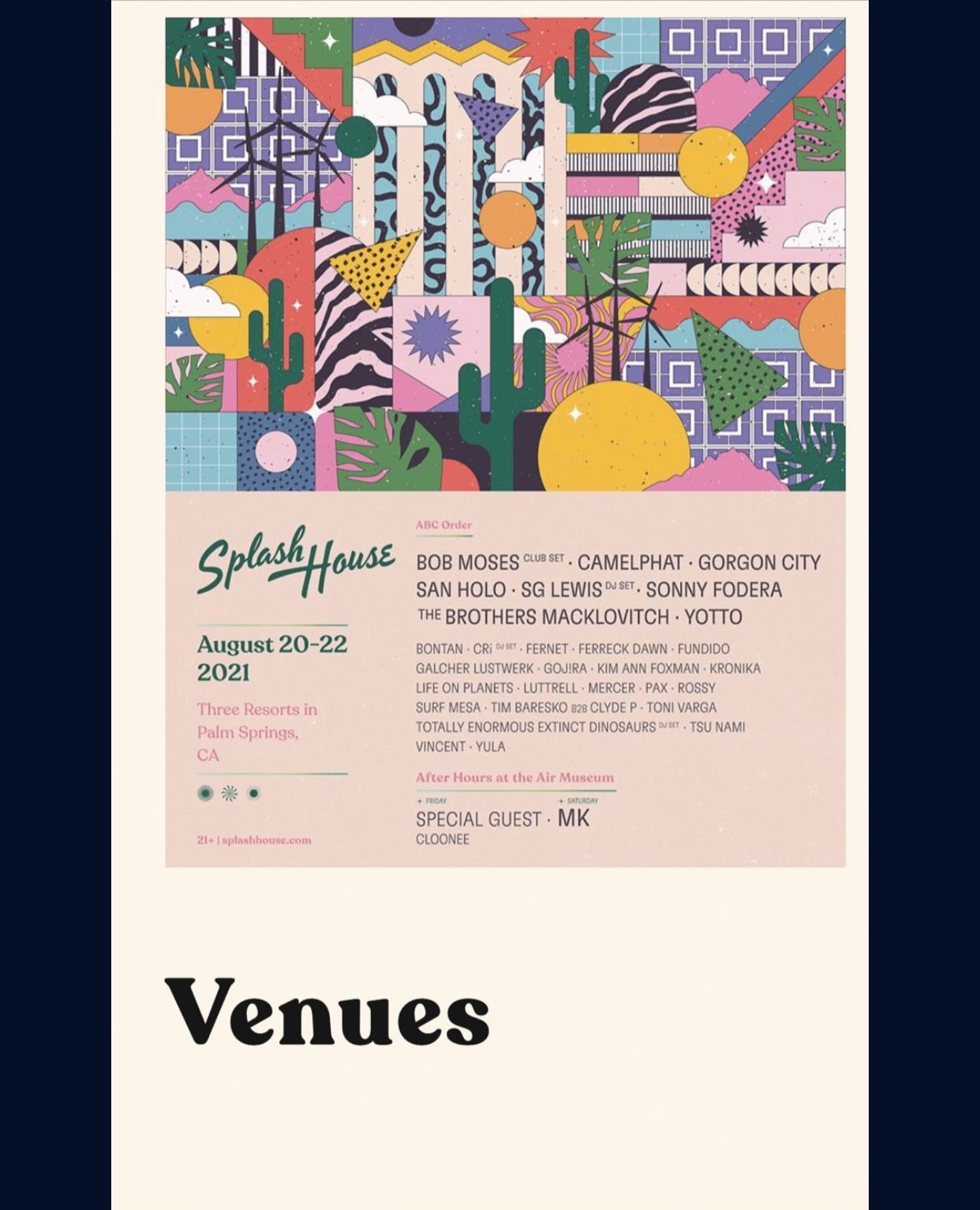Splash House Weekend 2 Tickets and Hotel
