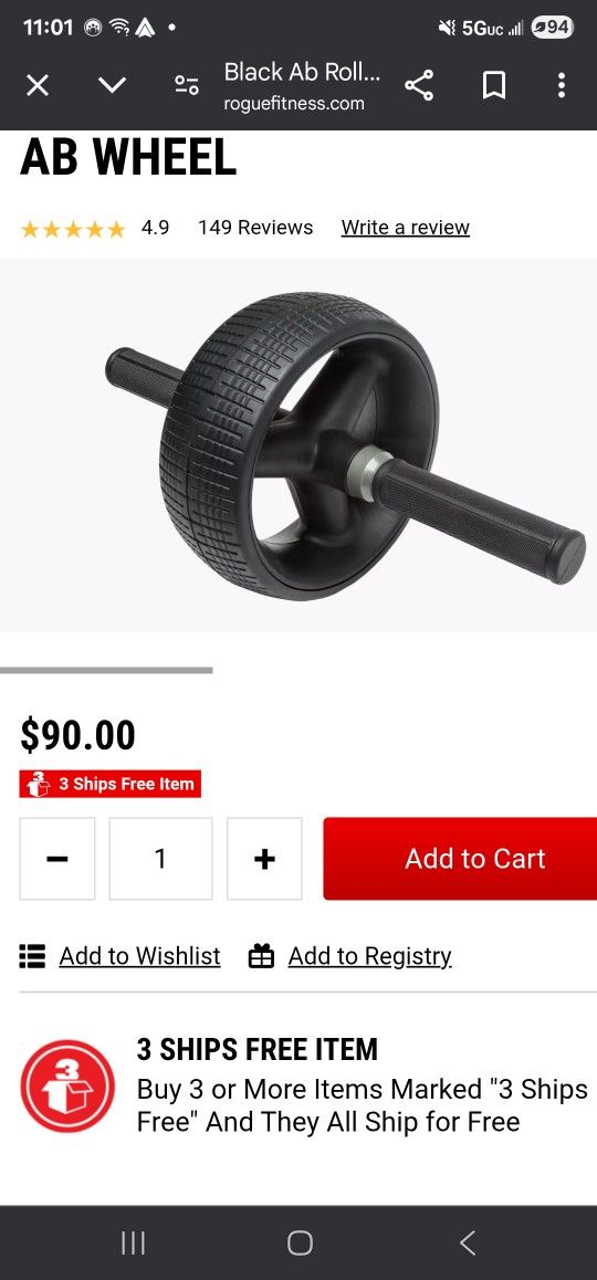 Rogue Fitness Abwheel