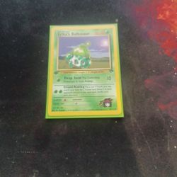 1st Edition Erika's Bulbasaur Pokémon Card