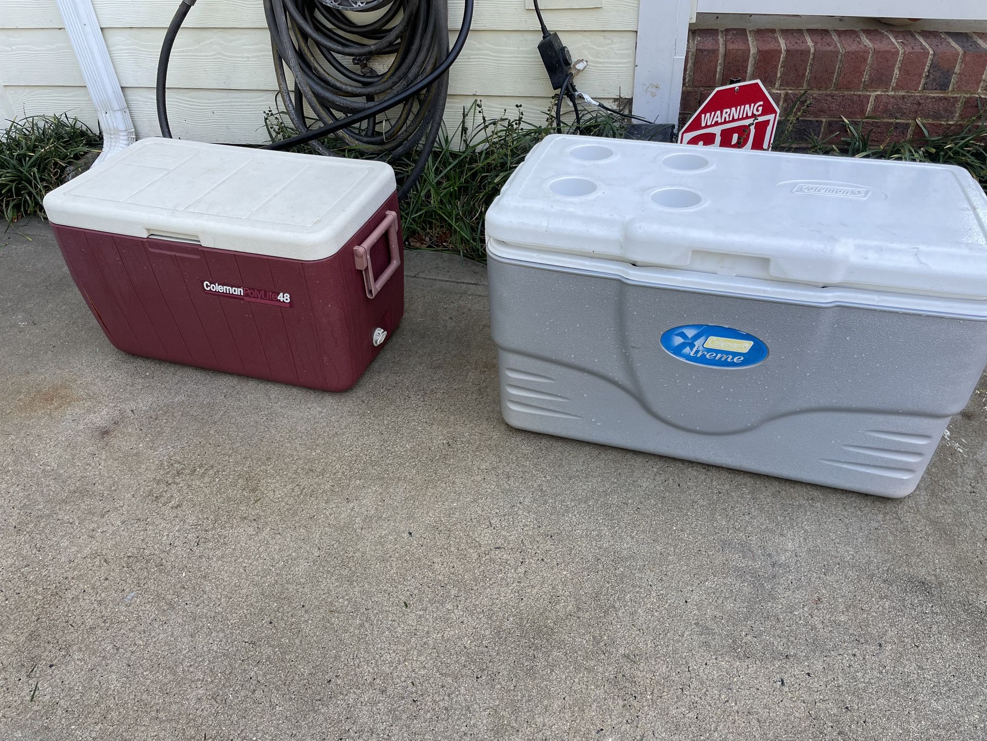 Coleman Coolers Two Large Coolers for Sale in Huntersville, NC OfferUp