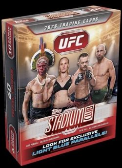 2026 Topps Stadium Club UFC Mega Box x6