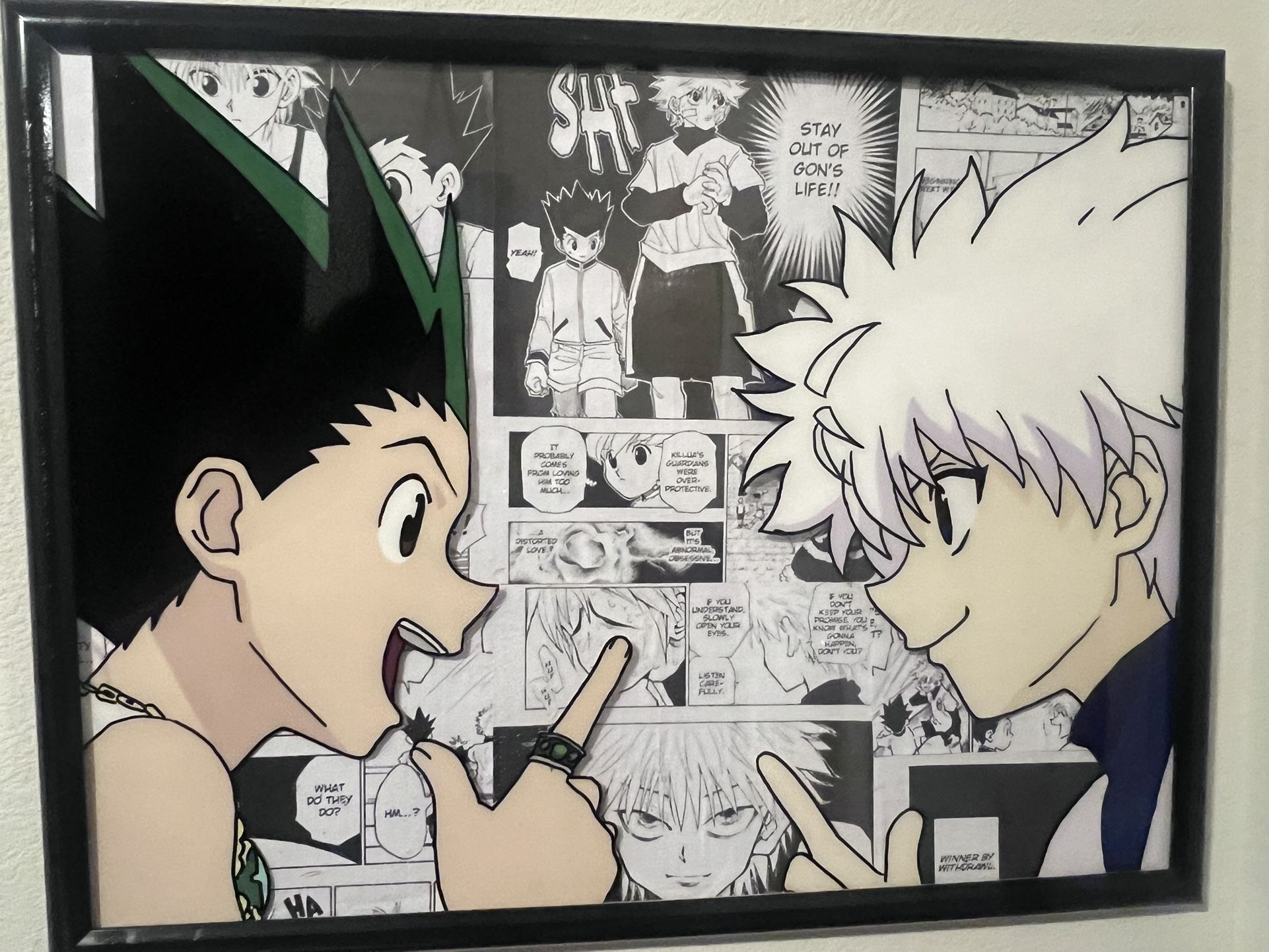 Hunter x Hunter Anime Glass Painting