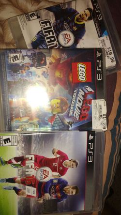 PS3 with 3 games