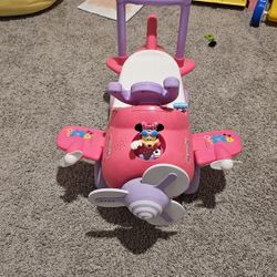 Minnie Mouse Ride On Airplane