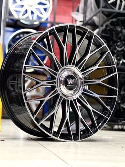 Wraith Multi-Spoke Alloy Wheel Black Machined