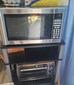Microwave and stand