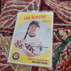 Texas Rangers Ian Kinsler Baseball Cards Lot 