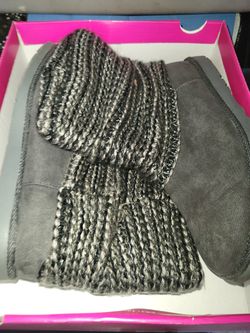 Grey Girls Boots S5