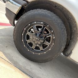 Set Of GFX TR12 17x9 5-135/5-139.7 With Nitto TerraG2 