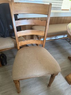 Solid wood table