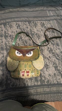 Owl leather bag