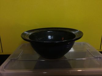 Hand-thrown ceramic bowl