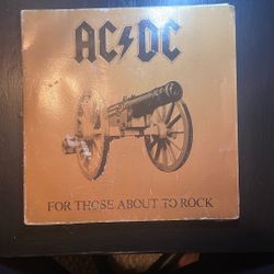 AC/DC Custom Cut Vinyl Record Wall Art
