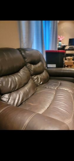 Leather reclining 3 pice set