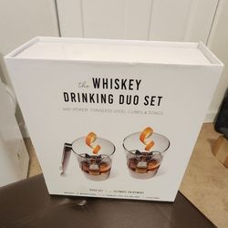 Whiskey Drinking Duo SET