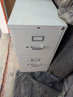 2 drawer Metal File Cabinet By Hon