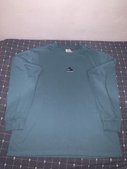 Nike Men’s ACG Lungs Long Sleeve T-shirt Teal Size: Large Loose Fit