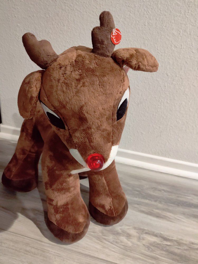Rudolph With Blinking Nose