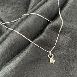 Infinity Knot Collier Necklace Sterling silver  Pandora