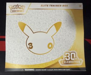 30th Celebrations ETB Elite Trainer Box Pokemon TCG Factory Sealed