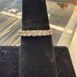 14KT White Gold Wedding Band 38554-4 
