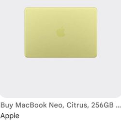 Macbook neo citrus 2026