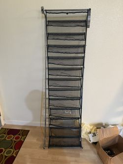 12 Tier Wall Mount Shoe Rack