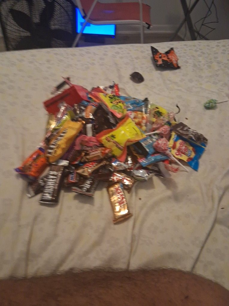 Chocolates And Candy From Halloween