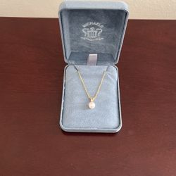 Pearl & Diamond Pendant 