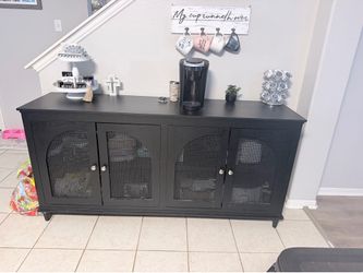 Rattan buffet