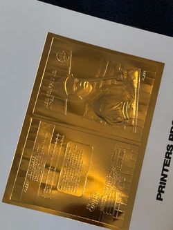 Ken Griffey Jr. 1997 Fleer 23KT Gold Printer’s Proof /1999 – Mariners