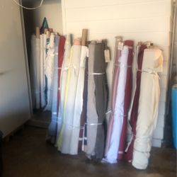 rolls of fabric for armchairs, chairs or other types of furniture