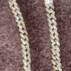 Iced Out 2 Tone Chain 