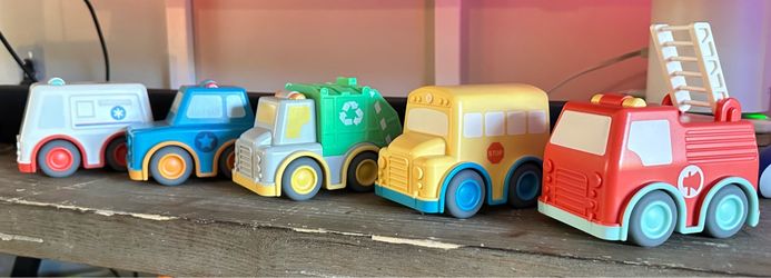 Giggle Scape Soft Toy Vehicle Set (5 pcs)