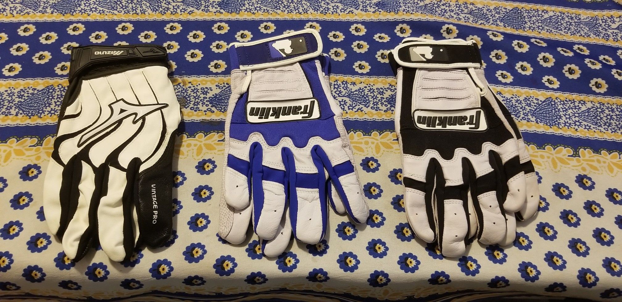 3 Sets of Baseball Batting Gloves
