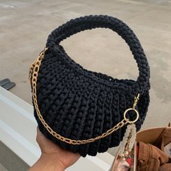 Crochet purse