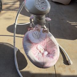 Complete Baby Set Up – Fisher-Price Swing, Bassinet, Bedding, And Moore