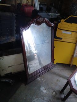 Beautiful real wood mirror