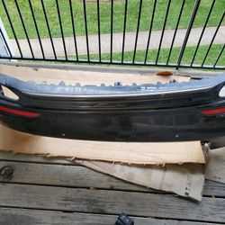 2015-2020 Genesis G80 Sedan Rear Bumper Cover With Reflectors 