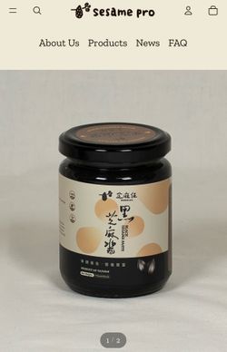 🌿 Premium Black Sesame Paste - 230g