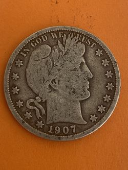 1907-S BARBER HALF DOLLAR