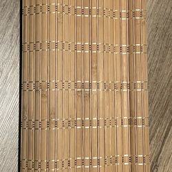 Cordless Bamboo Roman Shades